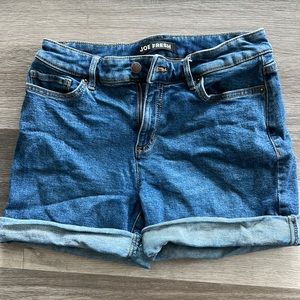 Joe Fresh size 27 Jean Shorts Cuffed